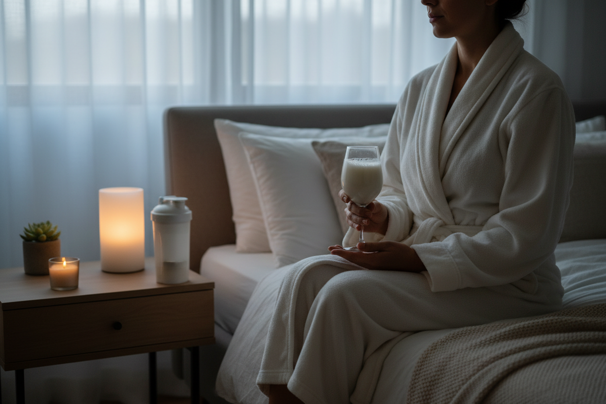 Proteïna abans de dormir: importa el batut nocturn?