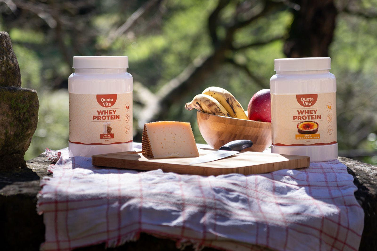 Whey protein crema catalana ingredient natural - Quota Vita