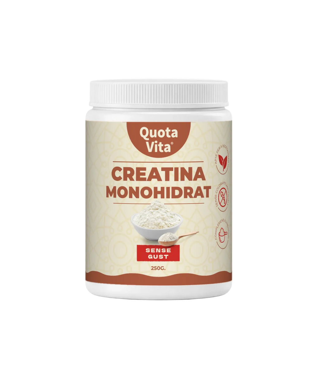 Whey protein amb creatina monohidratada 250g - Quota Vita